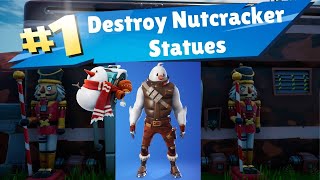 Destroy Nutcracker Statues 5 All Locations   Fortnite Operation Snowdown Challenges guide