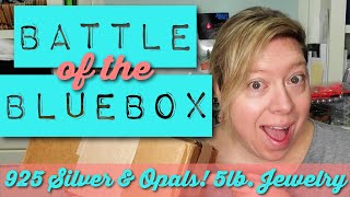 925 Silver & Opals in this 5lb. Goodwill Jewelry Battle of the Bluebox!