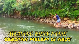 LUAR BIASA BRO.!!!..KEMAMPUAN ORANG INI MANCING IKAN MELEM