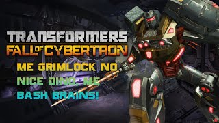 Transformers Fall of Cybertron Multiplayer: Me Grimlock no nice Dino, me bash brains! (Grimlock)