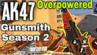 THIS AK-47 Gunsmith Is Too Overpowered | No Recoil + Fast ADS AK-47 Gunsmith In CodM Season 2