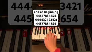 End of Beginning by Djo // follow my instagram: jessnotes123 #piano #pianotutorial #pianomusic