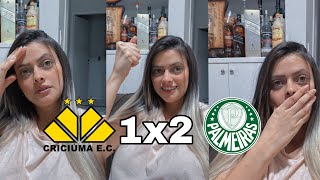 CRICIÚMA 1x2 PALMEIRAS | FINALMENTE O VERDAO GANHA UM JOGO| REACT | BRASILEIRAO