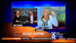 Reporter Fail - Wendy Burch (KTLA) slips and falls at the mall during Black Friday