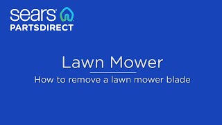 How to remove a lawn mower blade with a removal tool