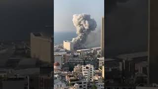 Une puissante explosion s'est produite au port maritime de Beyrouth [Liban]