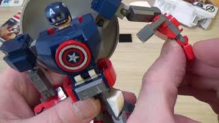 Конструктор LEGO Avengers - КАПИТАН АМЕРИКА - МЕХ БРОНЯ (76168)