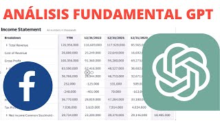 Análisis Fundamental con GPT