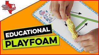 Homeschooling: Educational Playfoam with Shapes & Learn Alphabet Set | #EastTexasHomestead