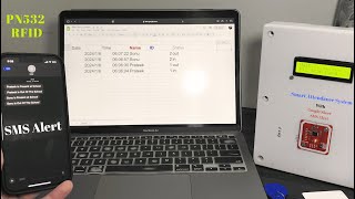 RFID Attendance System Using Google Sheets | SMS Alert