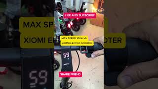 xiomi electric scooter 100km/h max speed hack