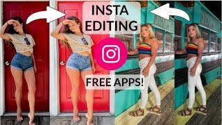 HOW I EDIT MY INSTAGRAM PICTURES (free apps)