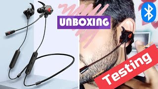 Bluetooth Gaming Earnphone Unboxing & Testing | Headset BT88