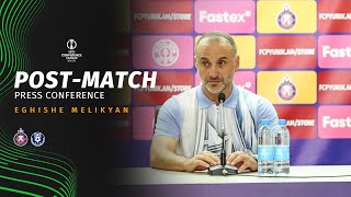 Eghishe Melikyan press conference after the home match against Celje