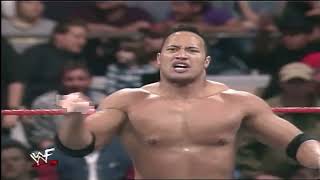 The Rock vs Steve Blackman. February 23, 1998. WWF Raw