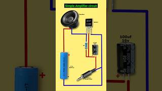 Simple amplifier circuit diagram | BC 547  transistor amplifier