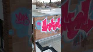 New graffiti tags popping up along 3rd Ave, South Lethbridge