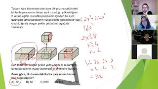 Uzaktan Eğitim Geometri 25 Ösym Sınav Soruları 2