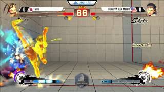 MOV (Ibuki) vs Alex Myers (Sakura) - EVO 2015 USF4 Pools - 720p/60fps