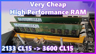 Surprisingly Good Performance | Samsung E-Die Overclock | 2133 CL15 to 3600 CL15