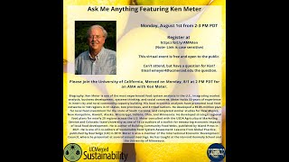 Ask Me Anything Featuring Ken Meter