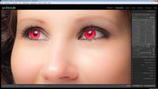 Lightroom 5 - Portrait Retusche, 3.Teil - Iris hervorheben ! Tutorial !