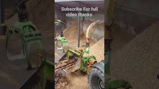 wood chipper valtra full video shortly