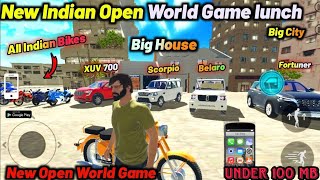 New open world game launch for Android || Indian car games ||Open world game for android