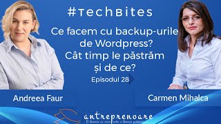 Ep. 28 - Wordpress - Ce facem cu backup-urile de Wordpress? Cât timp le păstrăm și de ce?