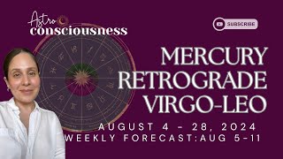 MERCURY RETROGRADE IN VIRGO & LEO AUG 4-28 & WEEKLY FORECAST AUG 5-11 WILL THEY CONTACT YOU?