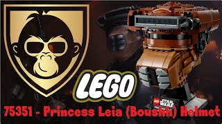 Lego Set 75351 - Princess Leia (Boushh) Helmet Star Wars *** Speed Build and Review ***