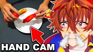 Kenji Tries The HOT ONES Challenge! (Full Handcam Stream)