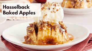 Baked Hasselback Apples