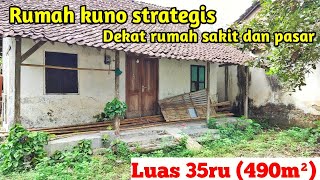 Rumah kuno strategis cocok untuk hunian dan usaha dekat pasar dan rumah sakit di Srengat