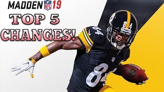 NEWEST Madden 19 Update! Here Are The Top 5 Changes