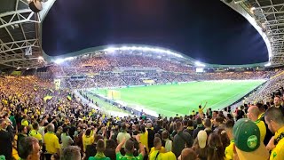 (Vlog)J4 L1#FCNantes 1-1 #OlympiqueMarseille 21h stade la Beaujoire  guichet fermé 34600 supporter🟡🟢