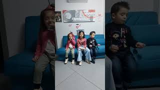 un saluto dai miei figli e un messaggio per voi #bambini #saluti #shortsvideo