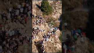 Encierro del Pilon, en Falces, Navarra, del 15 de agosto. @TxemaDobarro