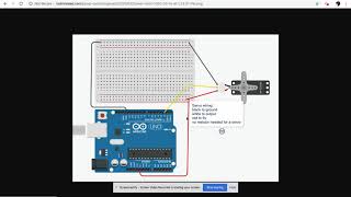 2020 Arduinio Simple Servo Circuit Description