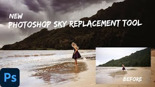 New Photoshop Sky Replacement Tool | First Reactions | Teal Garcia