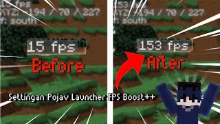 Aku Bagiin Setingan Fps Boost++ Pojav Launcher Yang Aku Pakai Cuy