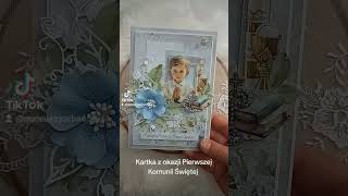 #scrapbooking #rękodzieło #handmade #kartka #komunia