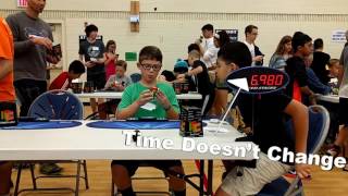 Skewb Fail.  :)  Cory's First Cubing Competition