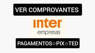 Como ver comprovante no Inter PJ