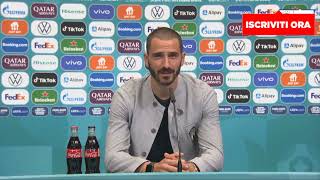 Italia-Austria, conferenza stampa di Bonucci alla vigilia del match.