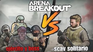 Me enfrento contra ❗EL BOSS❗ (Ajax) y su EJÉRCITO 😱 || Arena Breakout (Gameplay Español)