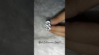 nail extension challenge day 1 💅🏻 #shorts #shortsfeed #shortvideo #ytshorts @the_thoughtful_girl