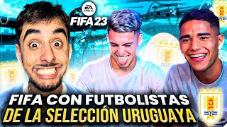 JUEGO FIFA CONTRA FUTBOLISTAS DE LA SELECCION URUGUAYA