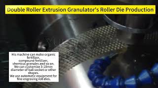 Double Roller Extrusion Granulator's Roller Die Production