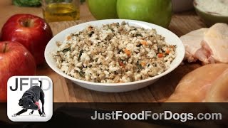 Daily Recipes For Dogs: Chicken & Rice | JustFoodForDogs